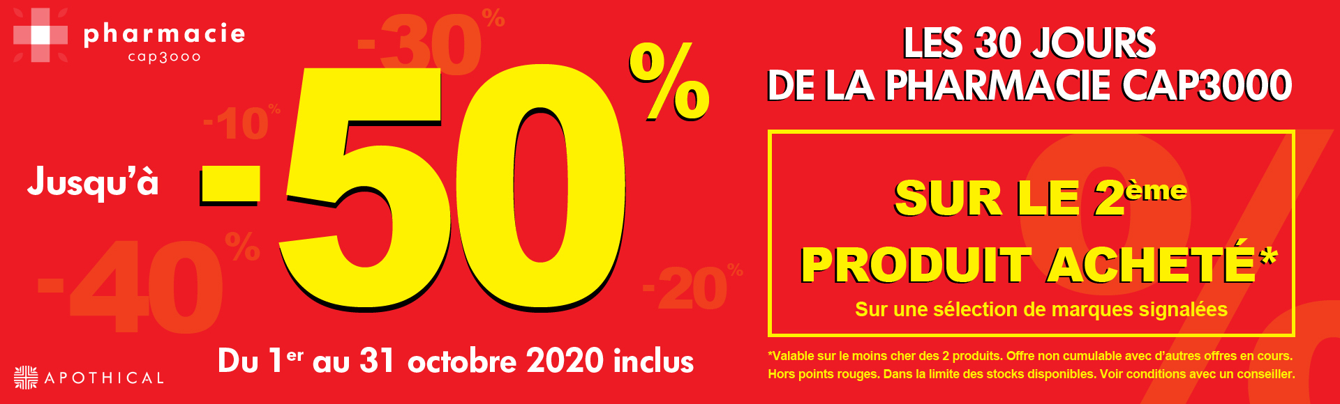 Les 30 jours de la pharmacie Cap3000 Les 30 jours de la pharmacie Cap3000